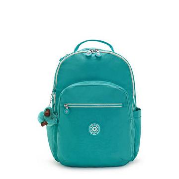 Kipling Seoul Large 15" Laptop Sırt Çantaları Turkuaz | TR 1369UZ